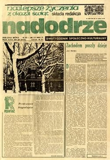 Nadodrze: dwutygodnik społeczno-kulturalny, nr 25 (15 XII - 28 XII 1985 R.)