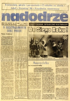 Nadodrze: dwutygodnik społeczno-kulturalny, nr 26 (29 XII 1985 - 11 I 1986 R.)