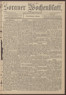 Sorauer Wochenblatt, Nr. 51. (2. M&auml;rz 1897)