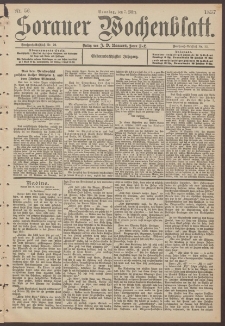Sorauer Wochenblatt, Nr. 56. (7. M&auml;rz 1897)
