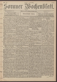Sorauer Wochenblatt, Nr. 57. (9. M&auml;rz 1897)