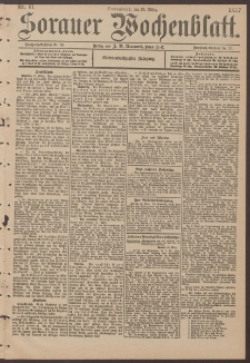 Sorauer Wochenblatt, Nr. 61. (13. M&auml;rz 1897)