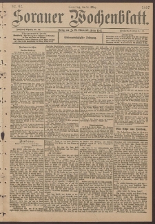Sorauer Wochenblatt, Nr. 62. (14. M&auml;rz 1897)