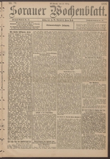 Sorauer Wochenblatt, Nr. 70. (24. M&auml;rz 1897)