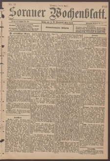 Sorauer Wochenblatt, Nr. 81. (6. April 1897)
