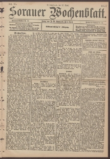 Sorauer Wochenblatt, Nr. 85. (10. April 1897)