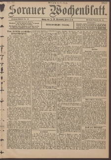Sorauer Wochenblatt, Nr. 92. (21. April 1897)