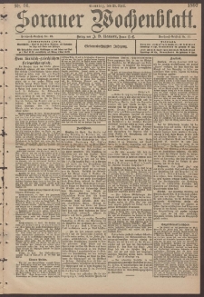 Sorauer Wochenblatt, Nr. 96. (25. April 1897)