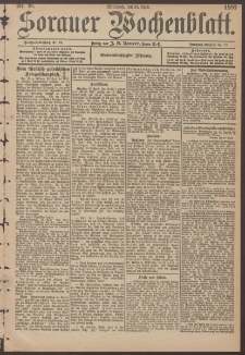 Sorauer Wochenblatt, Nr. 98. (28. April 1897)