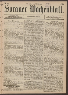 Sorauer Wochenblatt, No. 24. (25. Februar 1879)