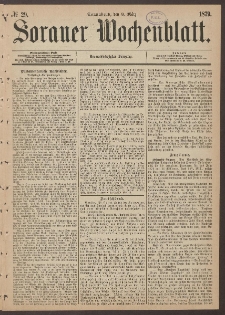 Sorauer Wochenblatt, No. 29. (8. M&auml;rz 1879)