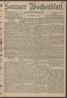 Sorauer Wochenblatt, Nr. 114. (16. Mai 1897)