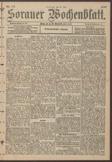 Sorauer Wochenblatt, Nr. 135. (13. Juni 1897)