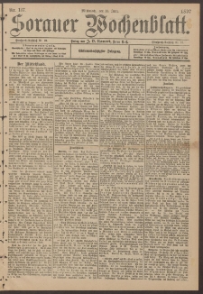 Sorauer Wochenblatt, Nr. 137. (16. Juni 1897)