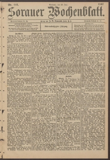 Sorauer Wochenblatt, Nr. 143. (23. Juni 1897)