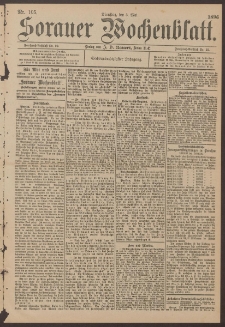 Sorauer Wochenblatt, No. 105. (5. Mai 1896)