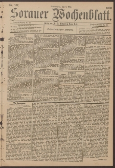 Sorauer Wochenblatt, No. 107. (7. Mai 1896)