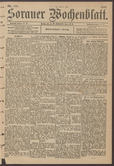 Sorauer Wochenblatt, Nr. 154. (6. Juli 1897)