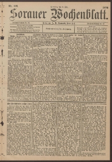 Sorauer Wochenblatt, No. 108. (8. Mai 1896)