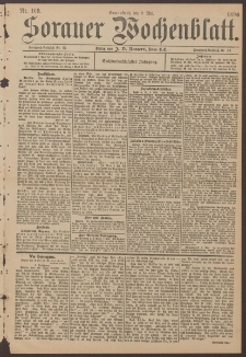 Sorauer Wochenblatt, No. 109. (9. Mai 1896)