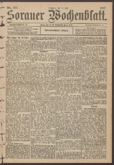 Sorauer Wochenblatt, Nr. 159. (11. Juli 1897)