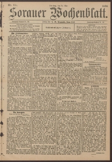 Sorauer Wochenblatt, No. 111. (12. Mai 1896)