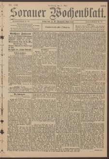 Sorauer Wochenblatt, No. 112. (13. Mai 1896)