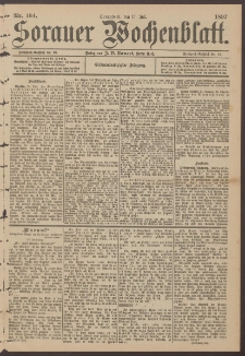Sorauer Wochenblatt, Nr. 164. (17. Juli 1897)