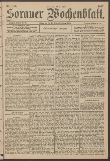 Sorauer Wochenblatt, Nr. 166. (20. Juli 1897)