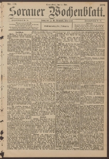 Sorauer Wochenblatt, No. 114. (14. Mai 1896)