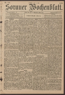 Sorauer Wochenblatt, No. 116. (19. Mai 1896)