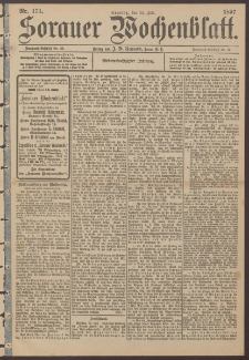 Sorauer Wochenblatt, Nr. 171. (25. Juli 1897)