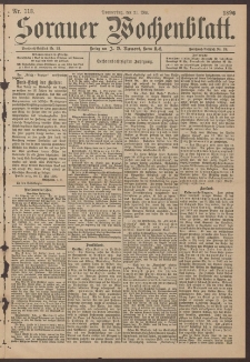 Sorauer Wochenblatt, No. 102. (1. Mai 1896)