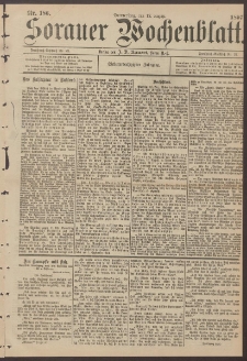 Sorauer Wochenblatt, Nr. 186. (12. August 1897)