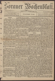 Sorauer Wochenblatt, Nr. 200. (28. August 1897)