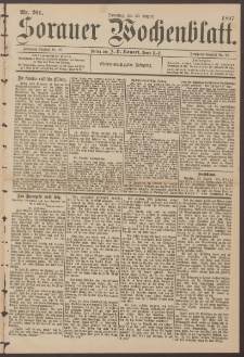 Sorauer Wochenblatt, Nr. 201. (29. August 1897)