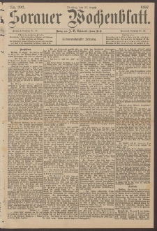 Sorauer Wochenblatt, Nr. 202. (31. August 1897)
