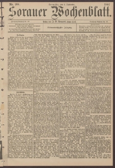 Sorauer Wochenblatt, Nr. 204. (2. September 1897)