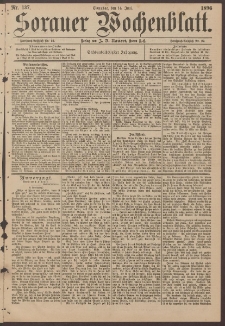 Sorauer Wochenblatt, No. 137. (14. Juni 1896)
