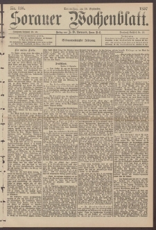 Sorauer Wochenblatt, Nr. 216. (16. September 1897)