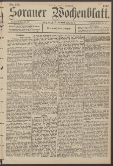 Sorauer Wochenblatt, Nr. 220. (21. September 1897)
