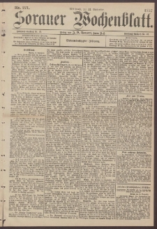 Sorauer Wochenblatt, Nr. 221. (22. September 1897)