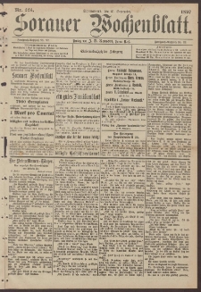Sorauer Wochenblatt, Nr. 224. (25. September 1897)