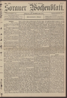 Sorauer Wochenblatt, Nr. 226. (28. September 1897)