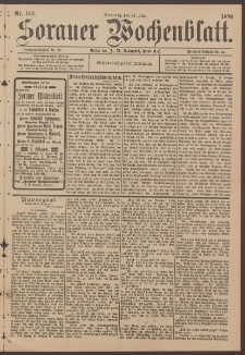 Sorauer Wochenblatt, No. 143. (21. Juni 1896)