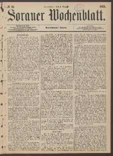 Sorauer Wochenblatt, No. 91. (5. August 1879)