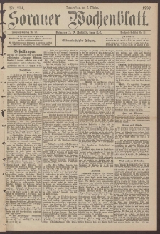 Sorauer Wochenblatt, Nr. 234. (7. Oktober 1897)