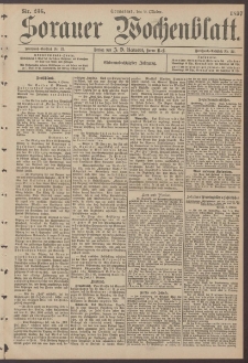 Sorauer Wochenblatt, Nr. 236. (9. Oktober 1897)