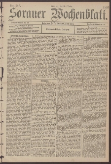 Sorauer Wochenblatt, Nr. 237. (10. Oktober 1897)