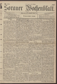 Sorauer Wochenblatt, Nr. 241. (15. Oktober 1897)